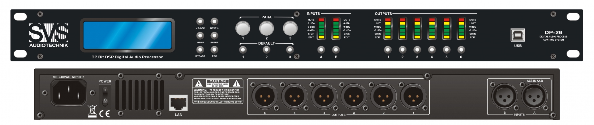 SVS Audiotechnik DP-26 Цифровой процессор: 2 входа 6 выходов в Бузулуке