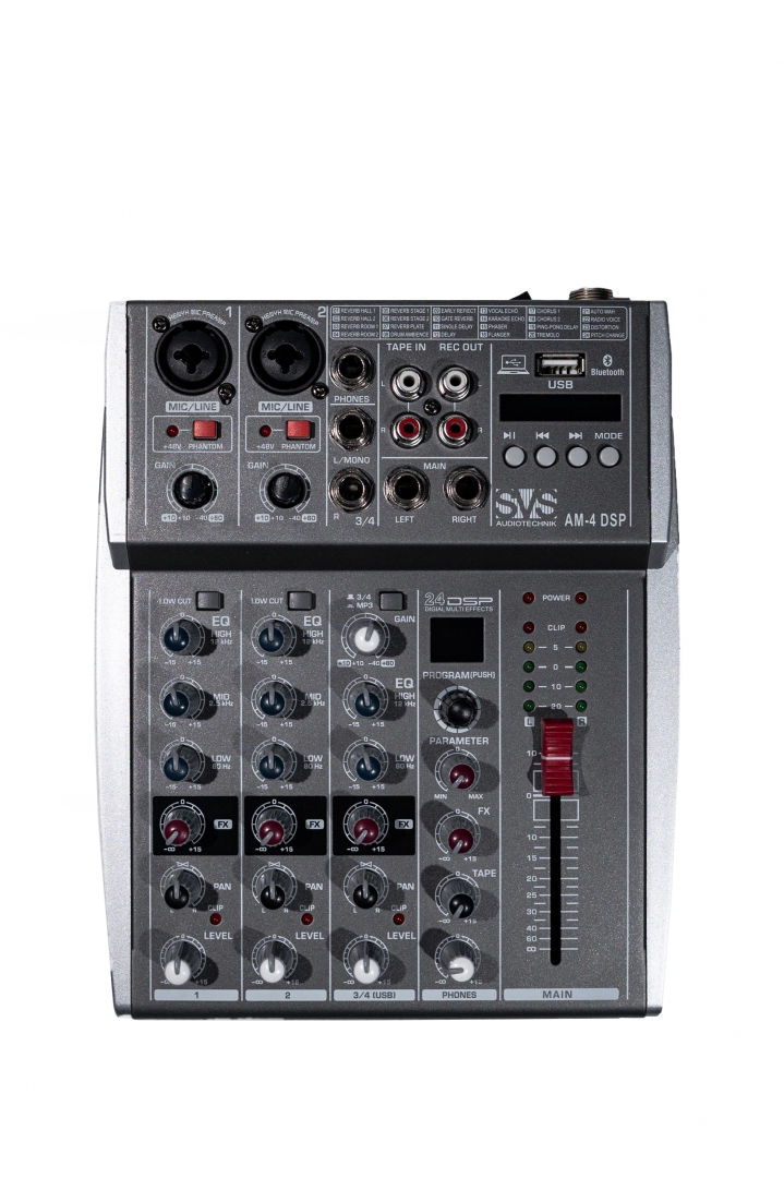 SVS Audiotechnik mixers AM-4 DSP Аналоговый микшерный пульт, 4-канала в Бузулуке