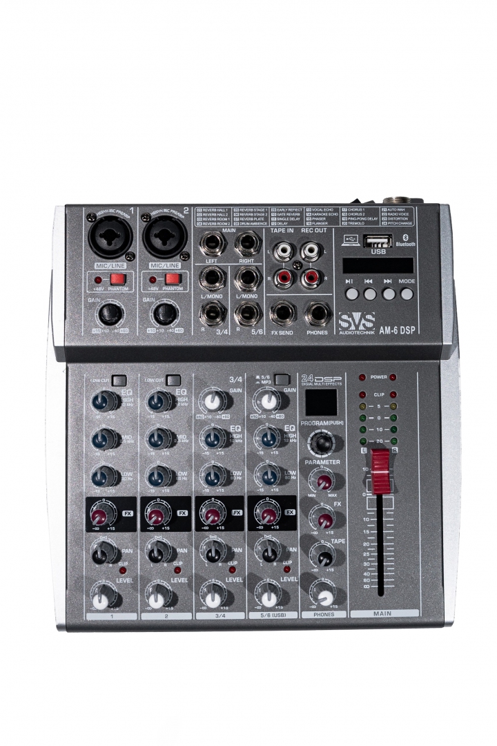 SVS Audiotechnik mixers AM-6 DSP Микшерный пульт аналоговый, 6-канальный SVS Audiotechnik mixers в Бузулуке